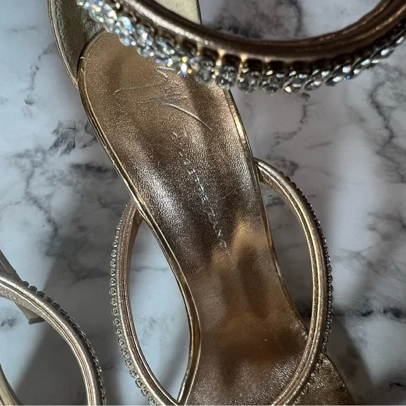 Giuseppe Zanotti Crystal Sandal Heels - Picture 5 of 12